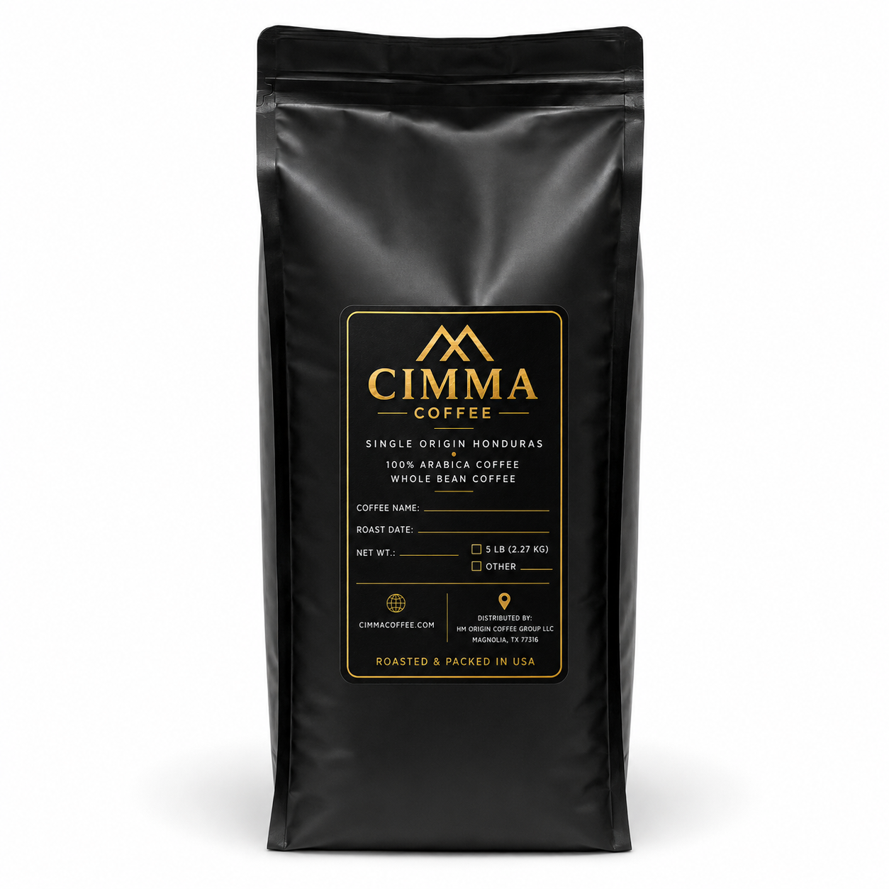 CIMMA Peak Espresso – 5 lb Whole Bean Coffee
