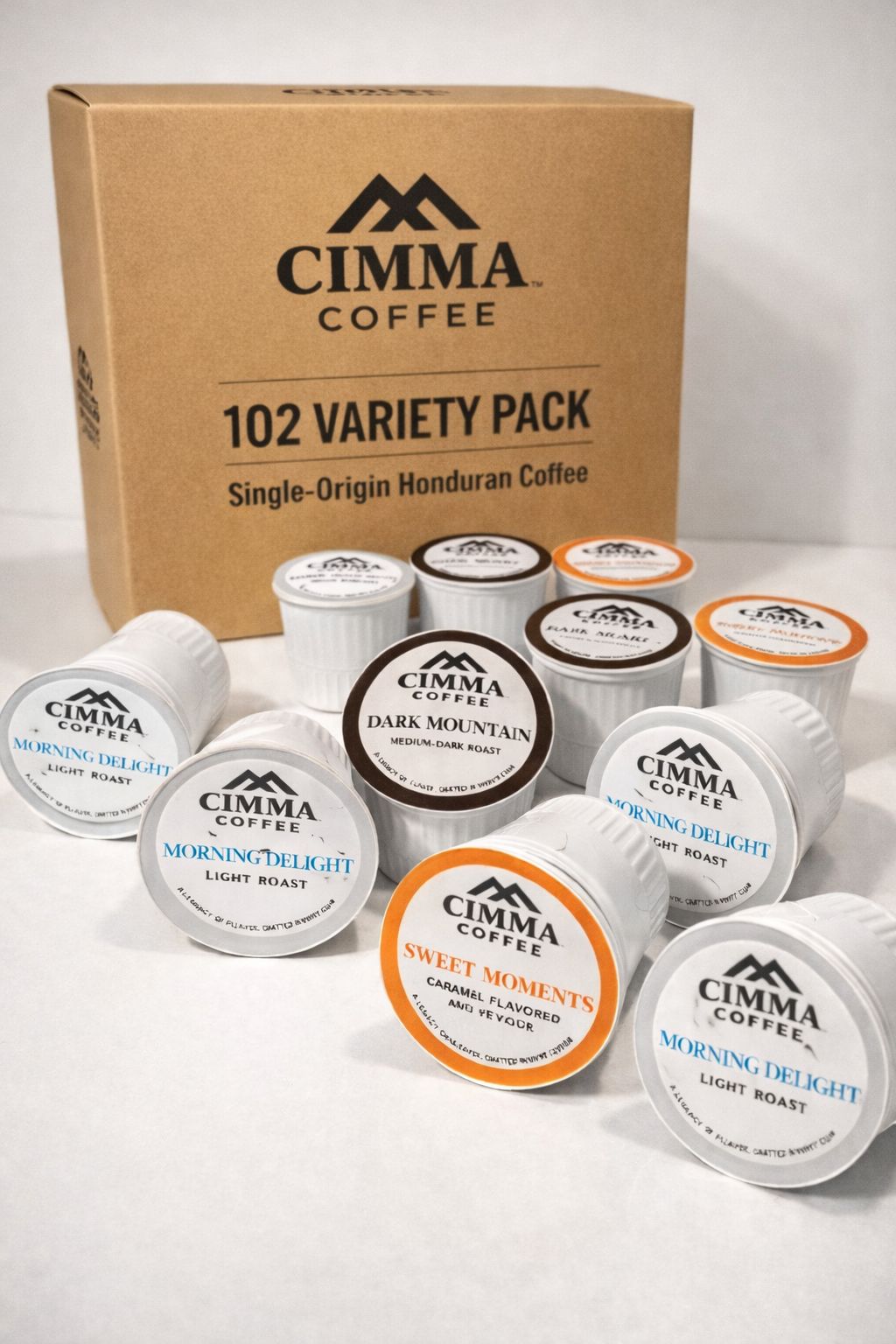 CIMMA Coffee – 102 Count Variety Pack | Single-Origin Coffee Pods | 100% Arabica