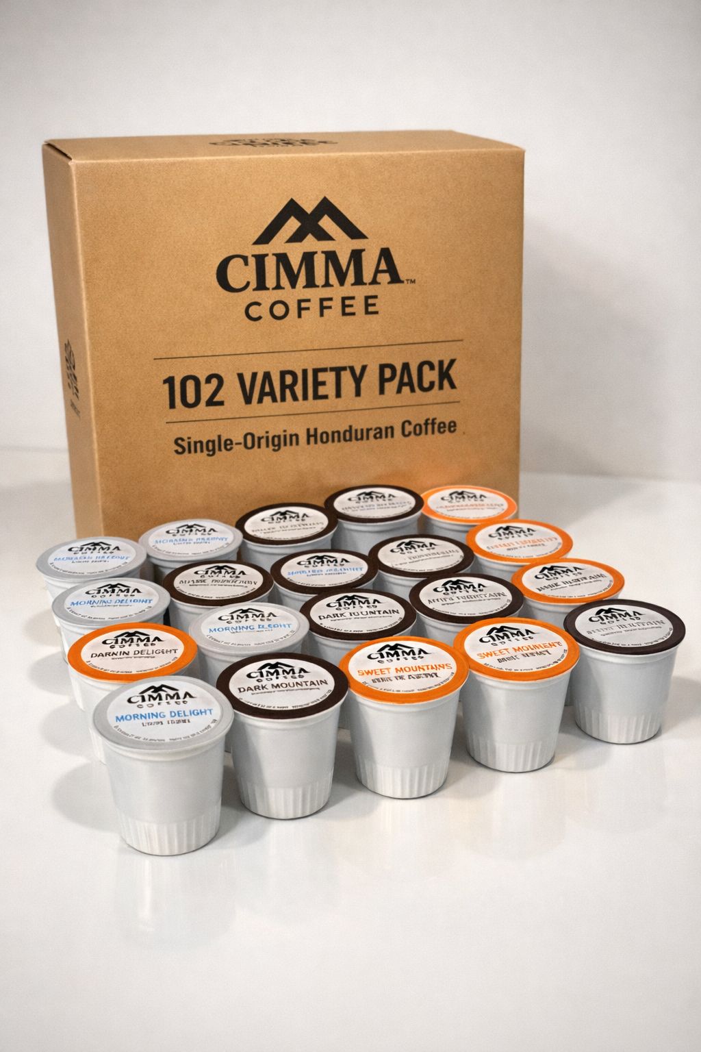 CIMMA Coffee – 102 Count Variety Pack | Single-Origin Coffee Pods | 100% Arabica