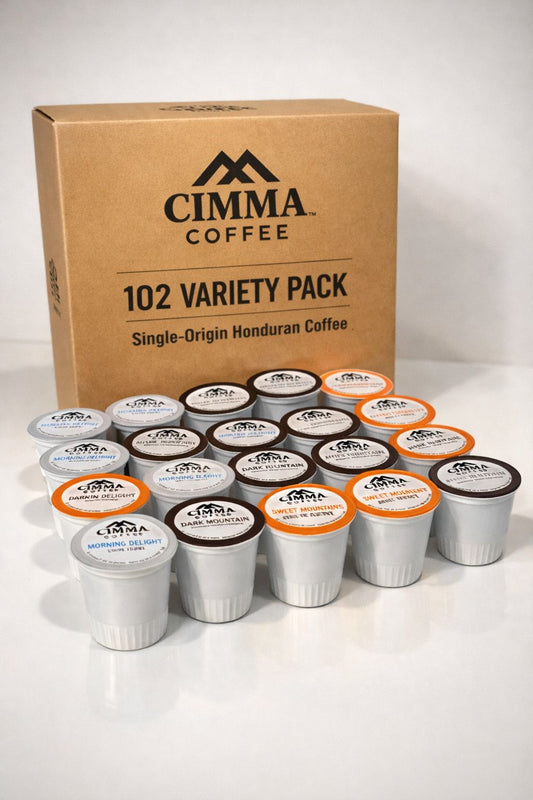 CIMMA Coffee – 102 Count Variety Pack | Single-Origin Coffee Pods | 100% Arabica