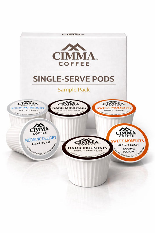 CIMMA Coffee - 6 Pack Sample Kit -Premium Single-origin Pods