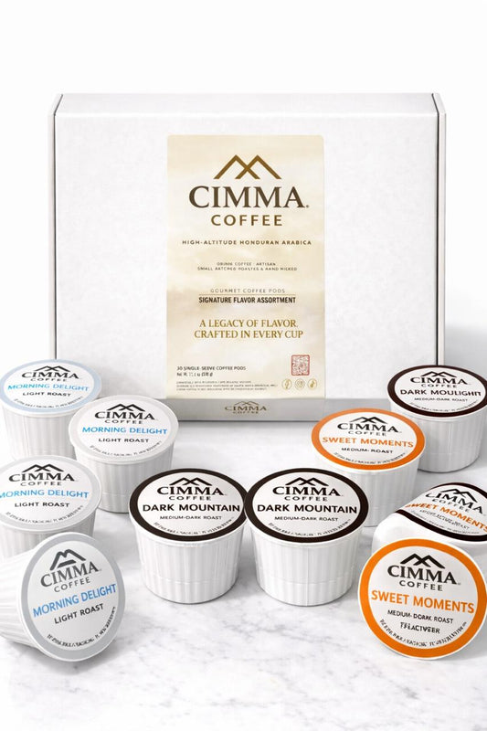 CIMMA Coffee – 30 Count Variety Pack | Single-Origin Honduran Coffee